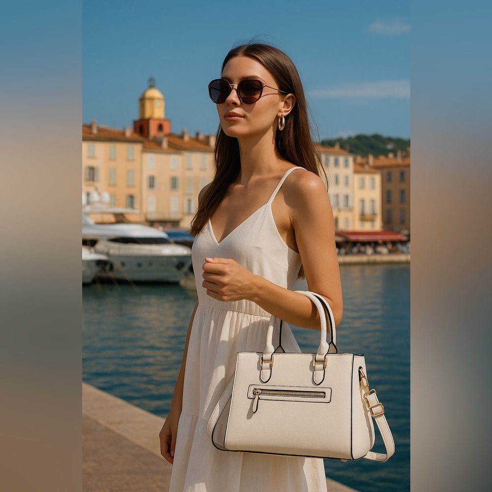 New Patent Leather Top Handle Shoulder Crossbody Handbag Tote Bag Purse